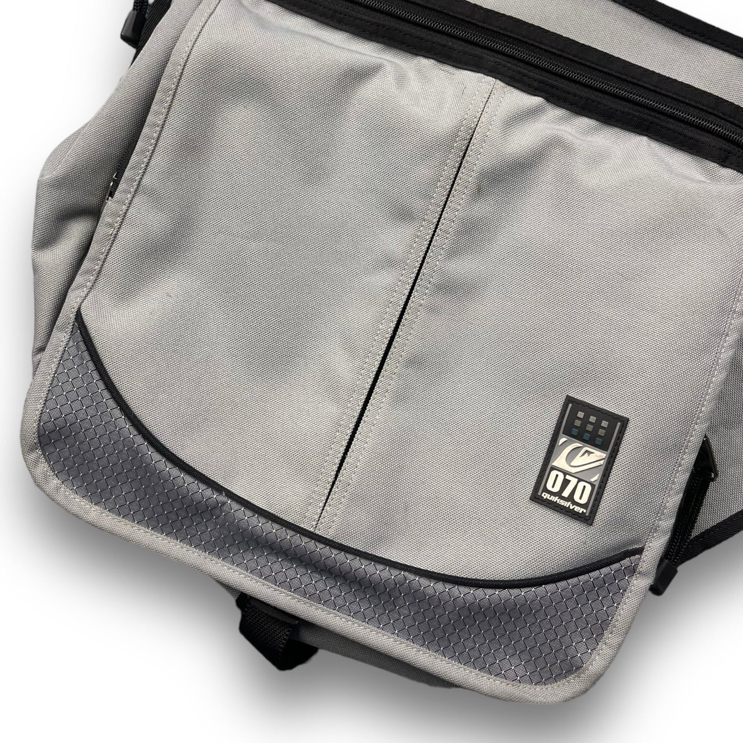 Quiksilver 'Flintstone' Messenger Bag | O/S, Silver