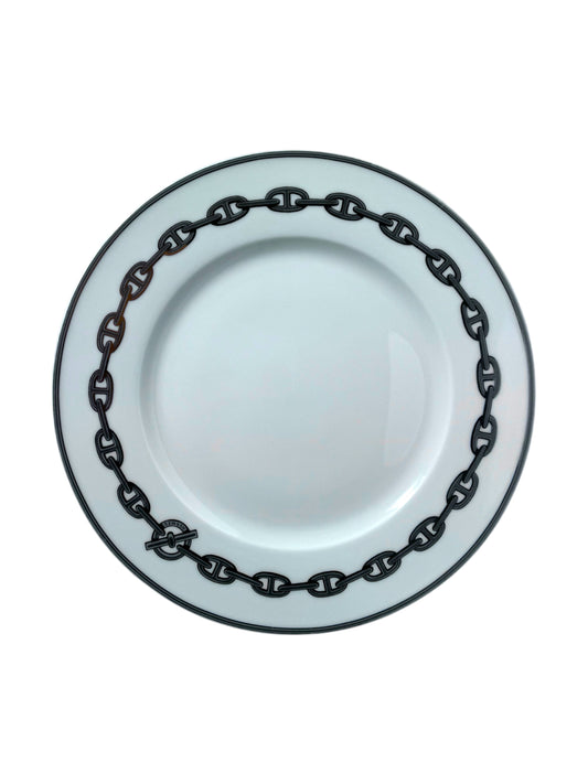 Hermés chaine d'ancre Silver Plated Round Plate