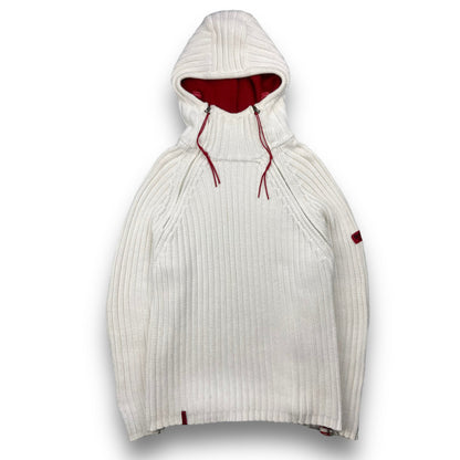 2000's Schott NYC Dual Zip Knitted Balaclava Hoodie (M) | Default Title, Multicoloured