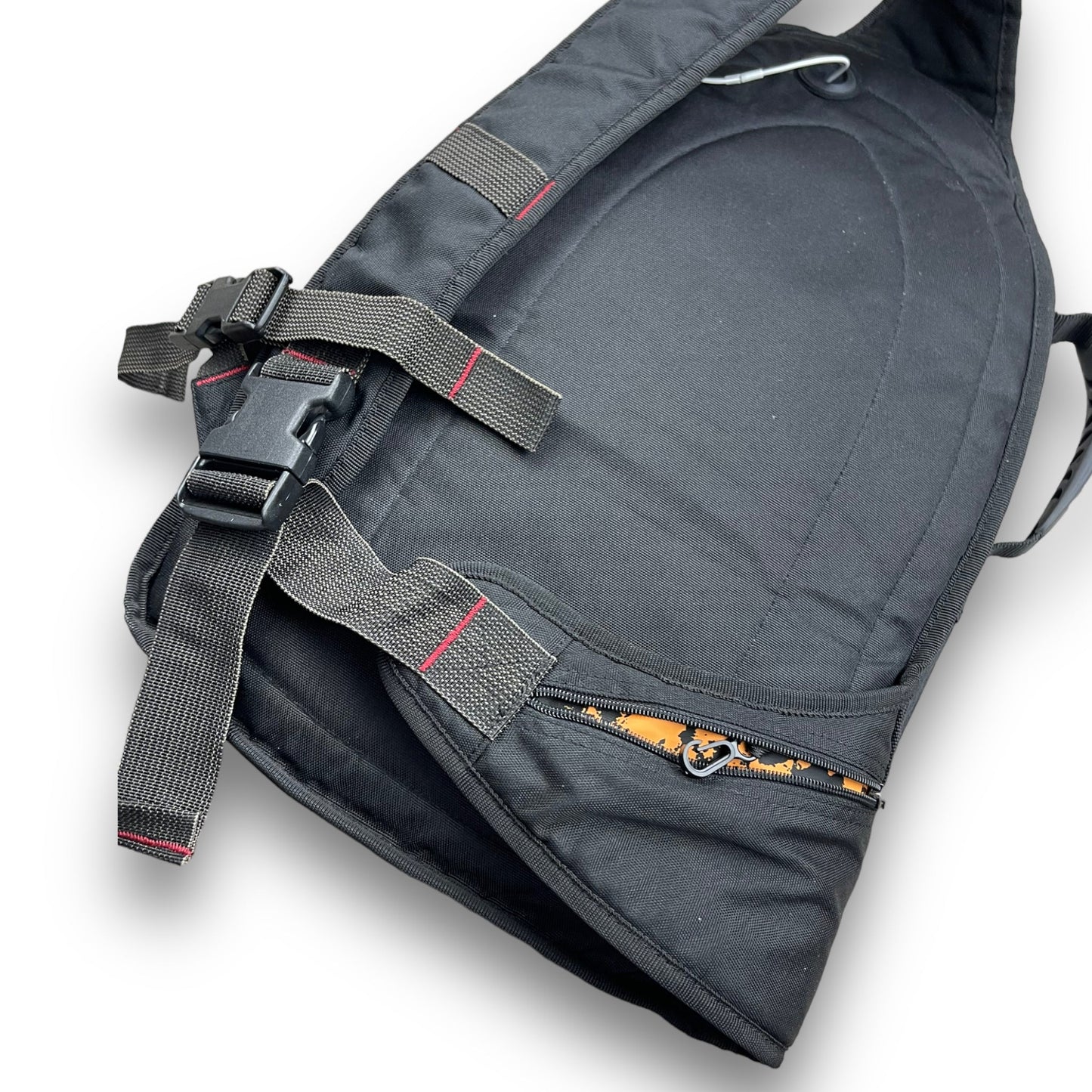 Quiksilver Black Multipocket Sling Bag | Default Title, Multicoloured