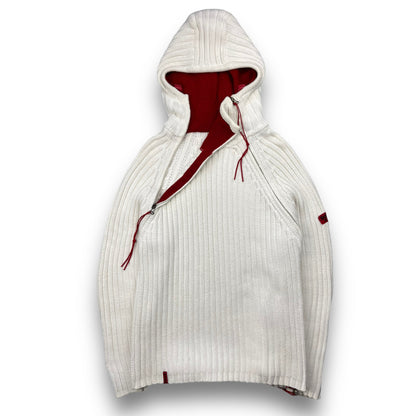 2000's Schott NYC Dual Zip Knitted Balaclava Hoodie (M) | Default Title, Multicoloured