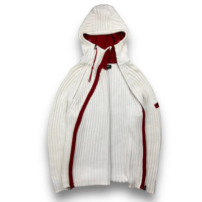 2000's Schott NYC Dual Zip Knitted Balaclava Hoodie (M) | Default Title, Multicoloured