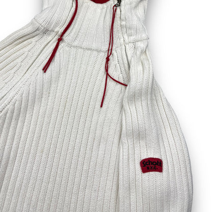 2000's Schott NYC Dual Zip Knitted Balaclava Hoodie (M) | Default Title, Multicoloured