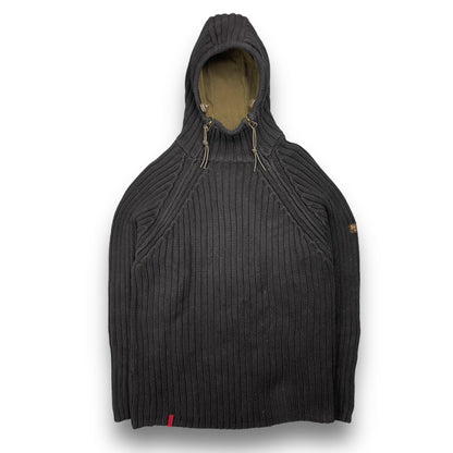 2000's Schott NYC Dual Zip Knitted Balaclava Hoodie | Default Title, Multicoloured