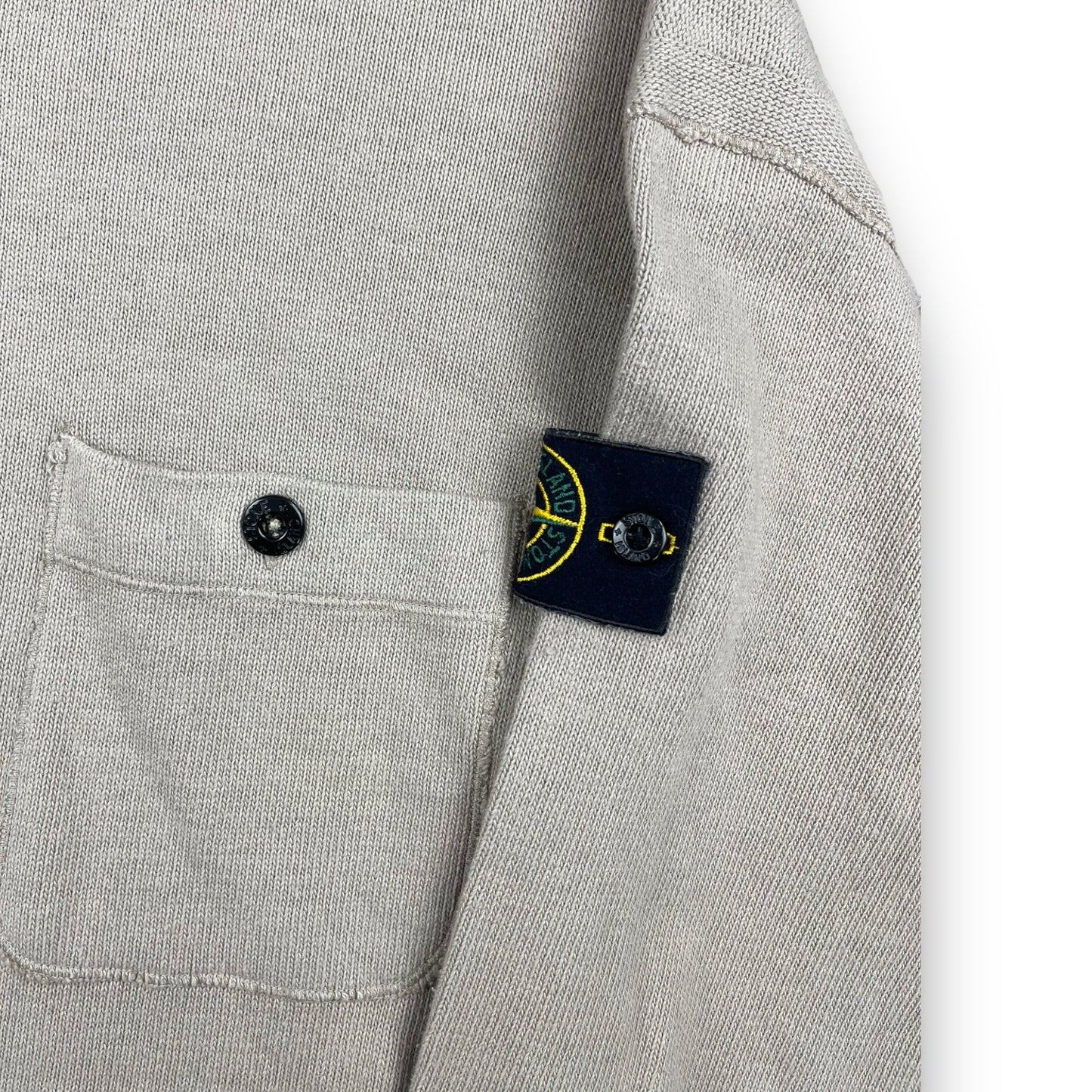 SS 2003 Stone Island Full Zip Jumper (XL) | Default Title, Beige