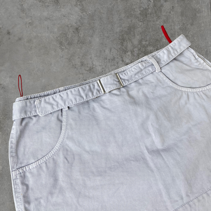 PRADA SPORT COTTON MINI SKIRT - M