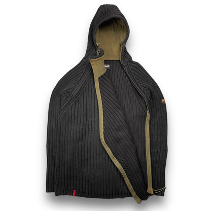 2000's Schott NYC Dual Zip Knitted Balaclava Hoodie | Default Title, Multicoloured