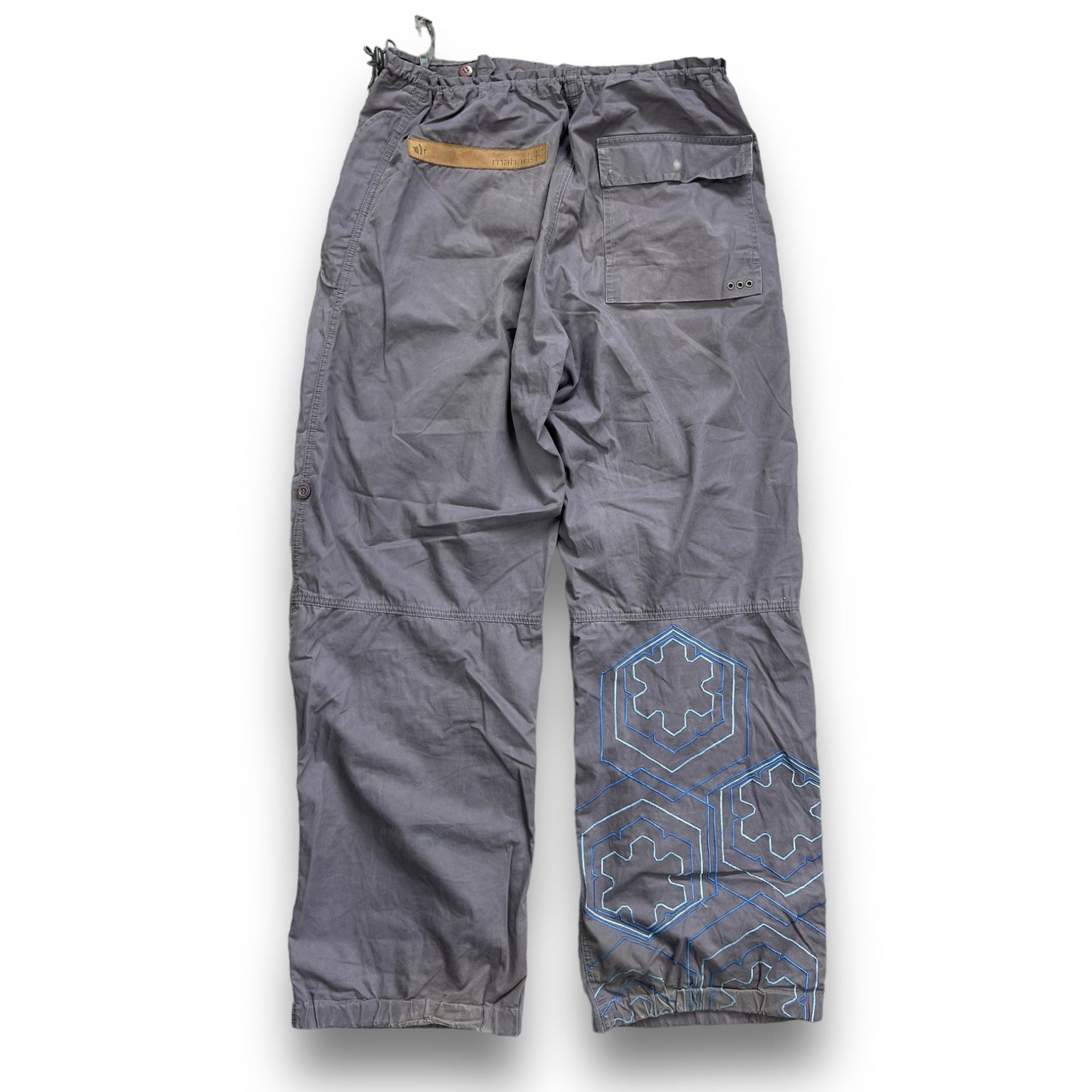 Maharishi Hexagon Print Snopants (M) | Default Title, Blue