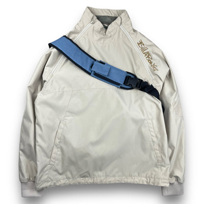 2000's Billabong Asymmetric Dual Zip Jacket (L) | Default Title, Beige