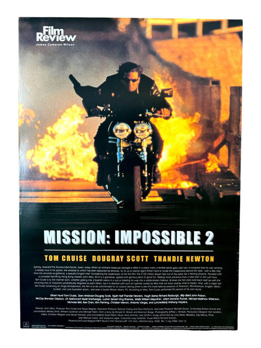 Mission Impossible II Film Review Poster