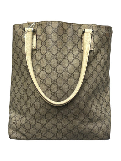 Gucci Supreme GG Canvas Leather Tote