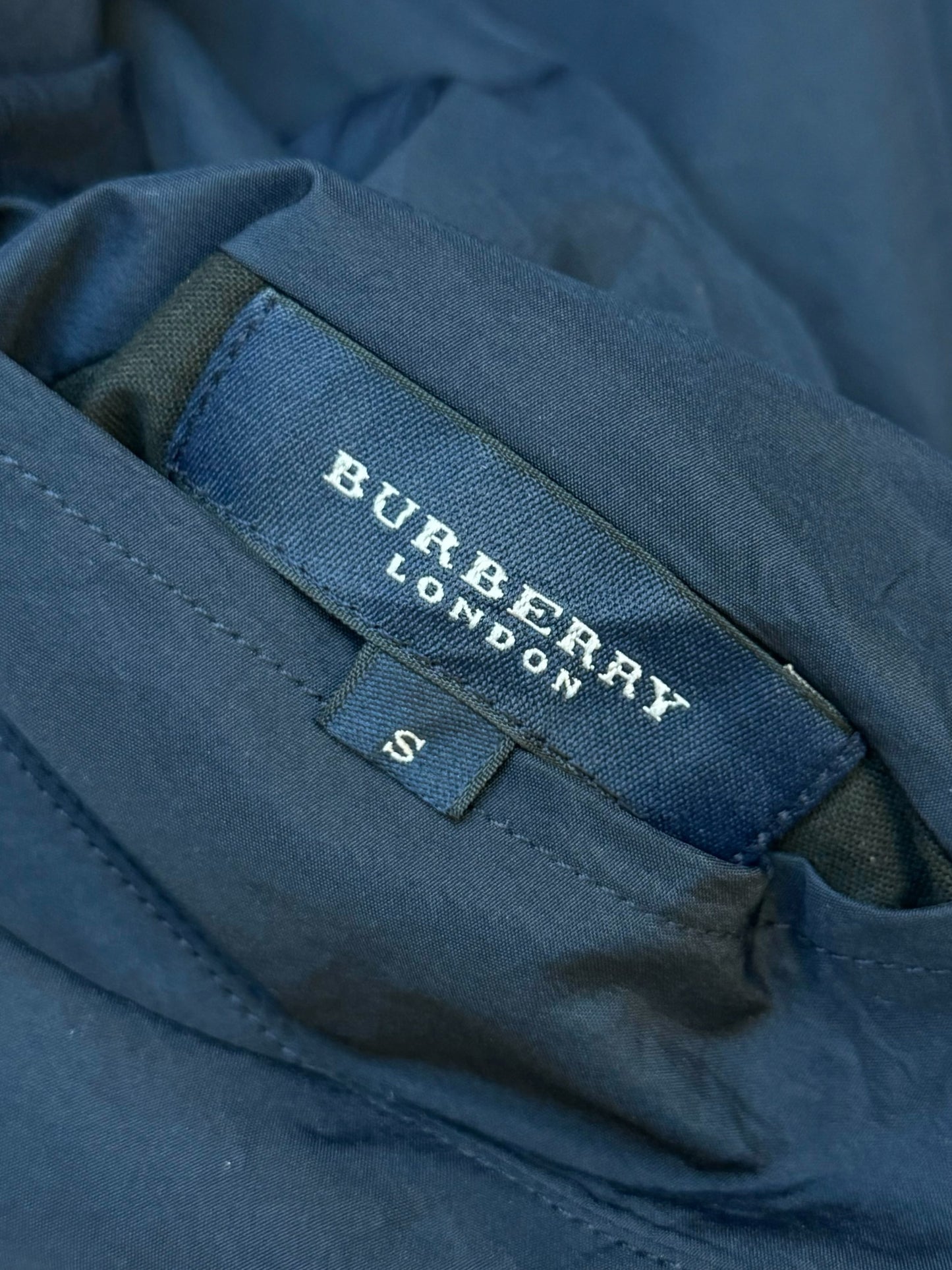 Burberry London Reversible Navy Novacheck Harrington Jacket