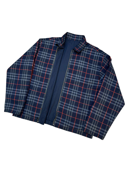 Burberry London Reversible Navy Novacheck Harrington Jacket