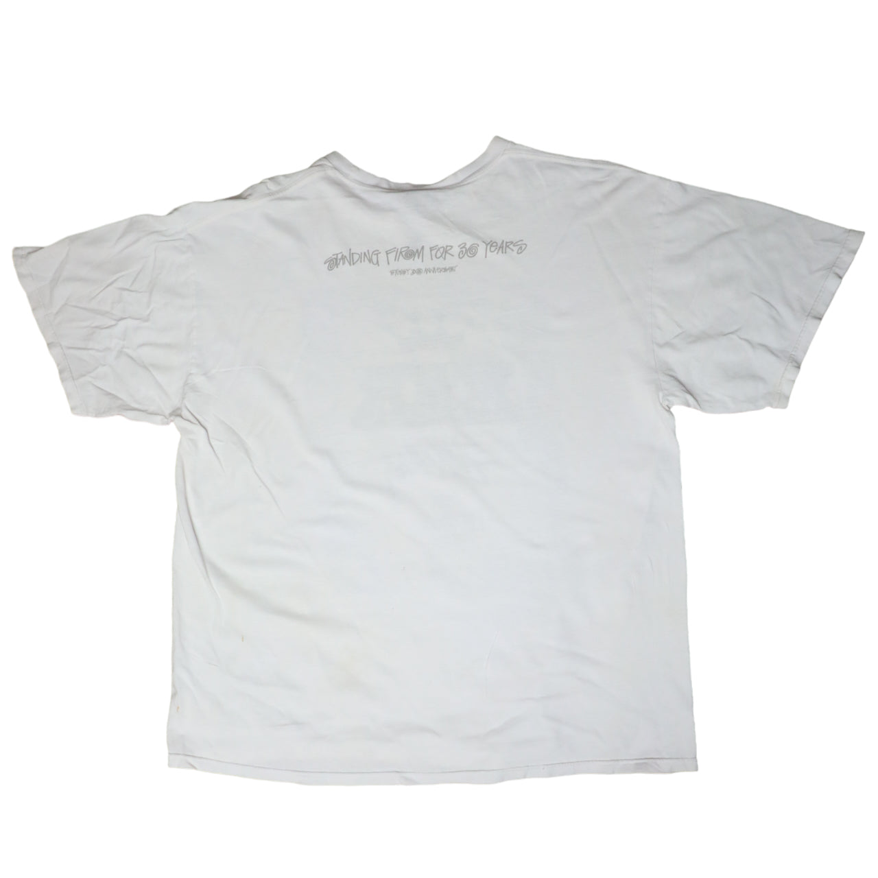 Stussy Men's Short Sleeve logo tshirt white