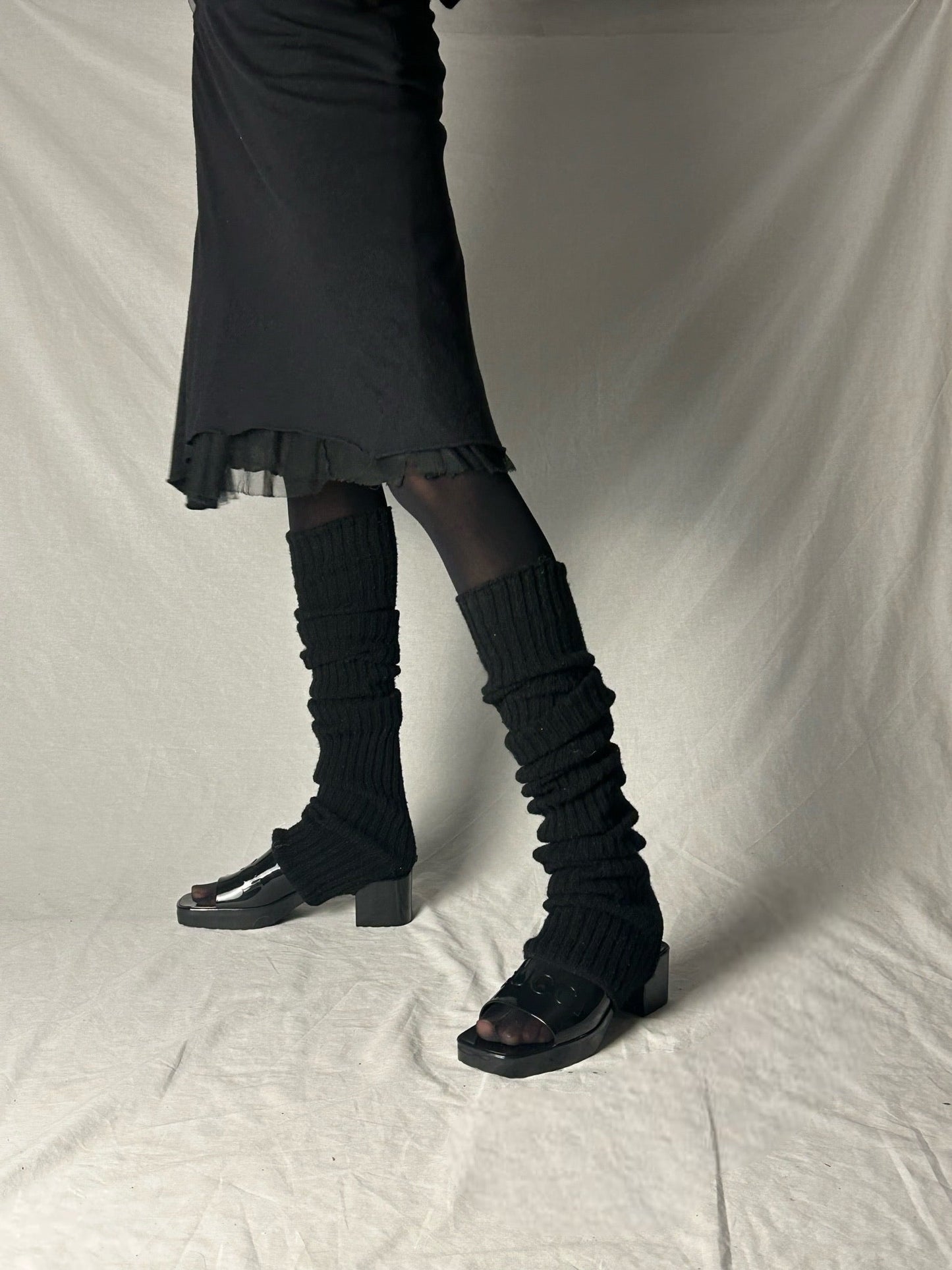 GUCCI RUBBER LOGO SANDALS | DEFAULT TITLE, Black