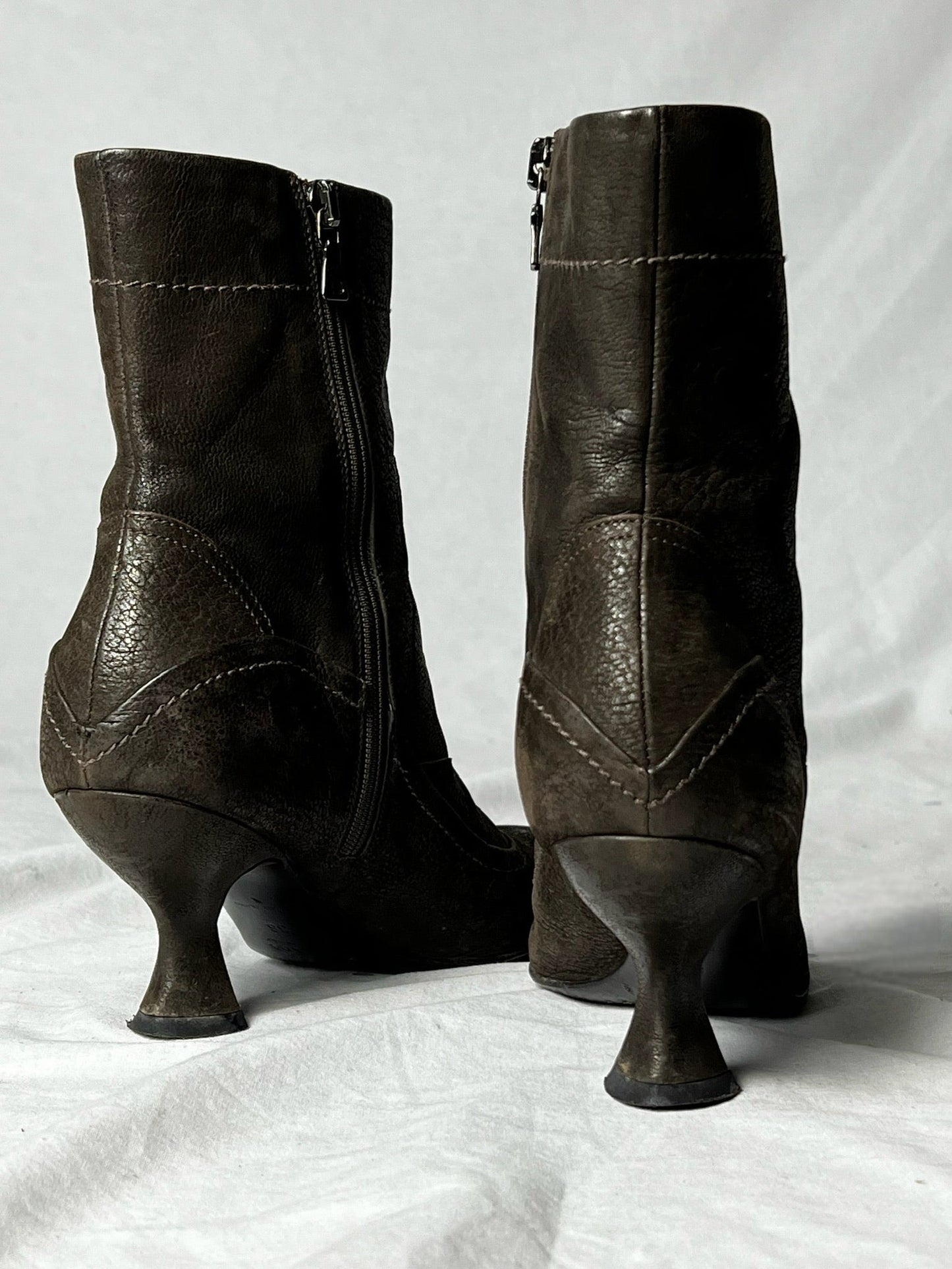 PRADA WESTERN KITTEN HEEL | Default Title, Brown