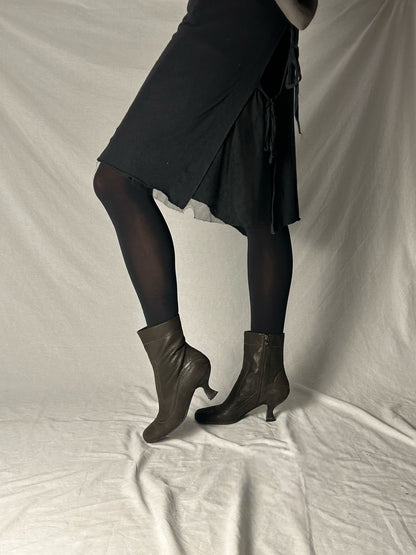 PRADA WESTERN KITTEN HEEL | Default Title, Brown