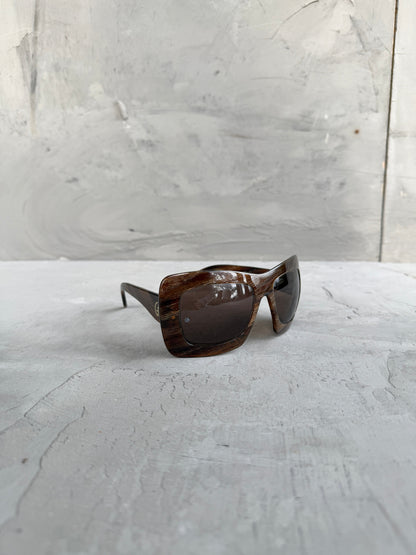 Giorgio Armani Oversized Frame Sunglasses