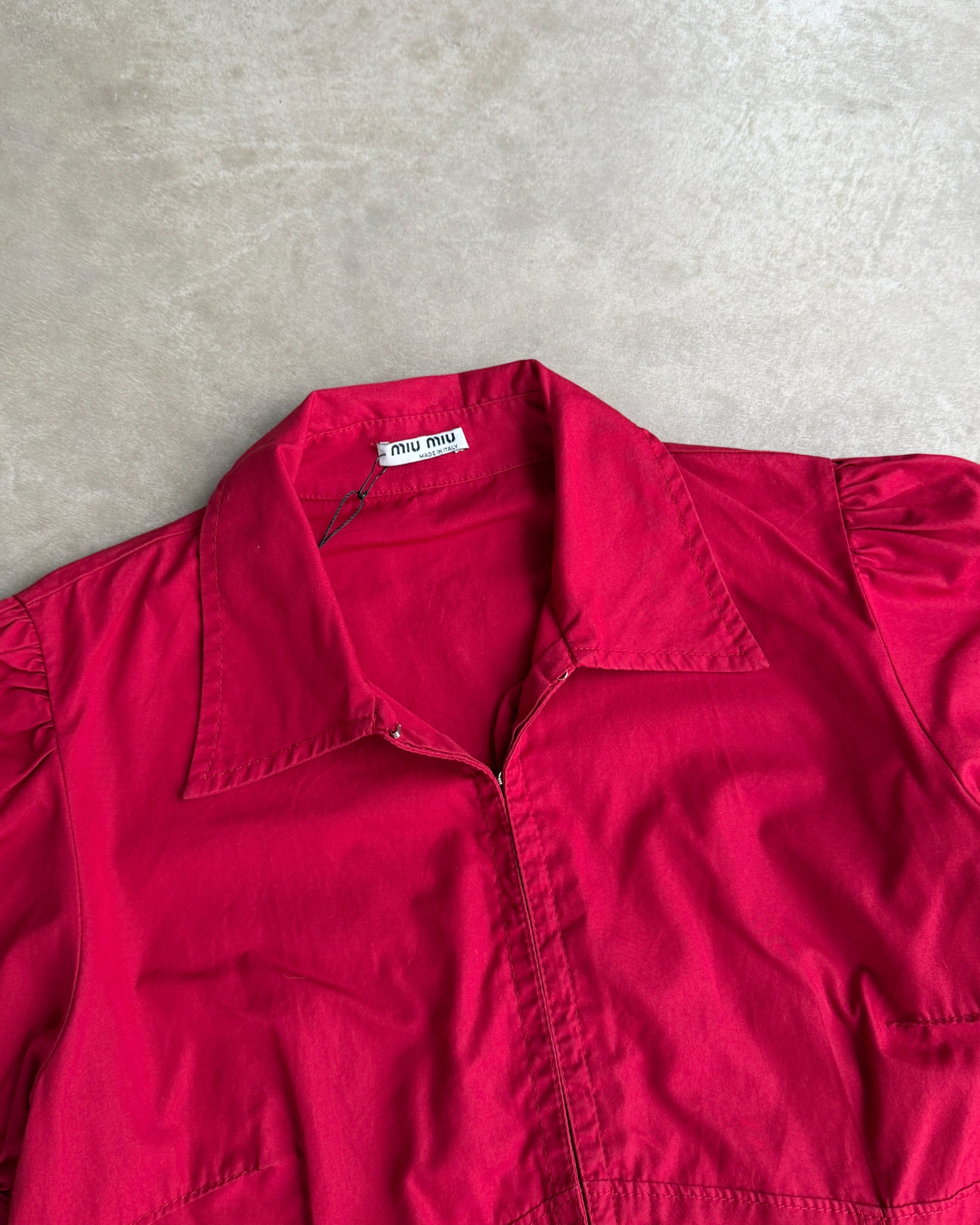 Miu Miu Early 2000s Blouse Top – M-on a concrete background