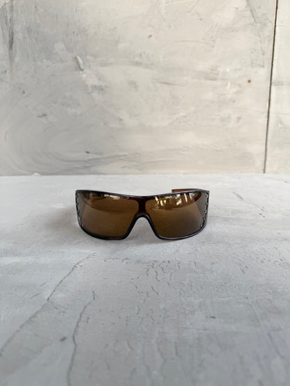 Dior 2000s Star Wrap Around Sunglasses