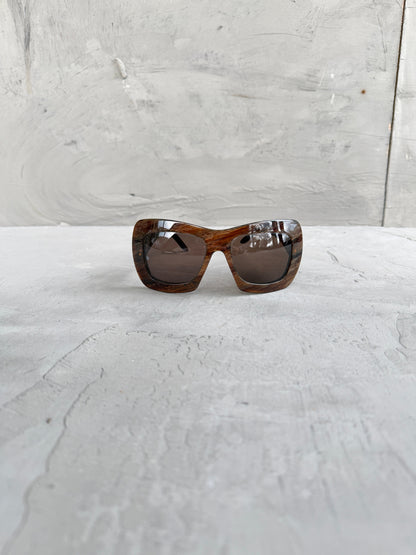 Giorgio Armani Oversized Frame Sunglasses