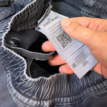 Stone Island Navy Blue Cargo Trousers