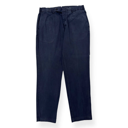 THOM SWEENEY COTTON TROUSERS BLUE 52 / L | Large, Blue