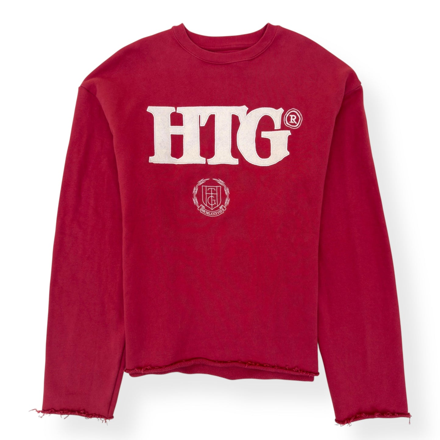 HONOR THE GIFT STUDIO LOGO SWEATSHIRT CRIMSON / WHITE L | Large, White