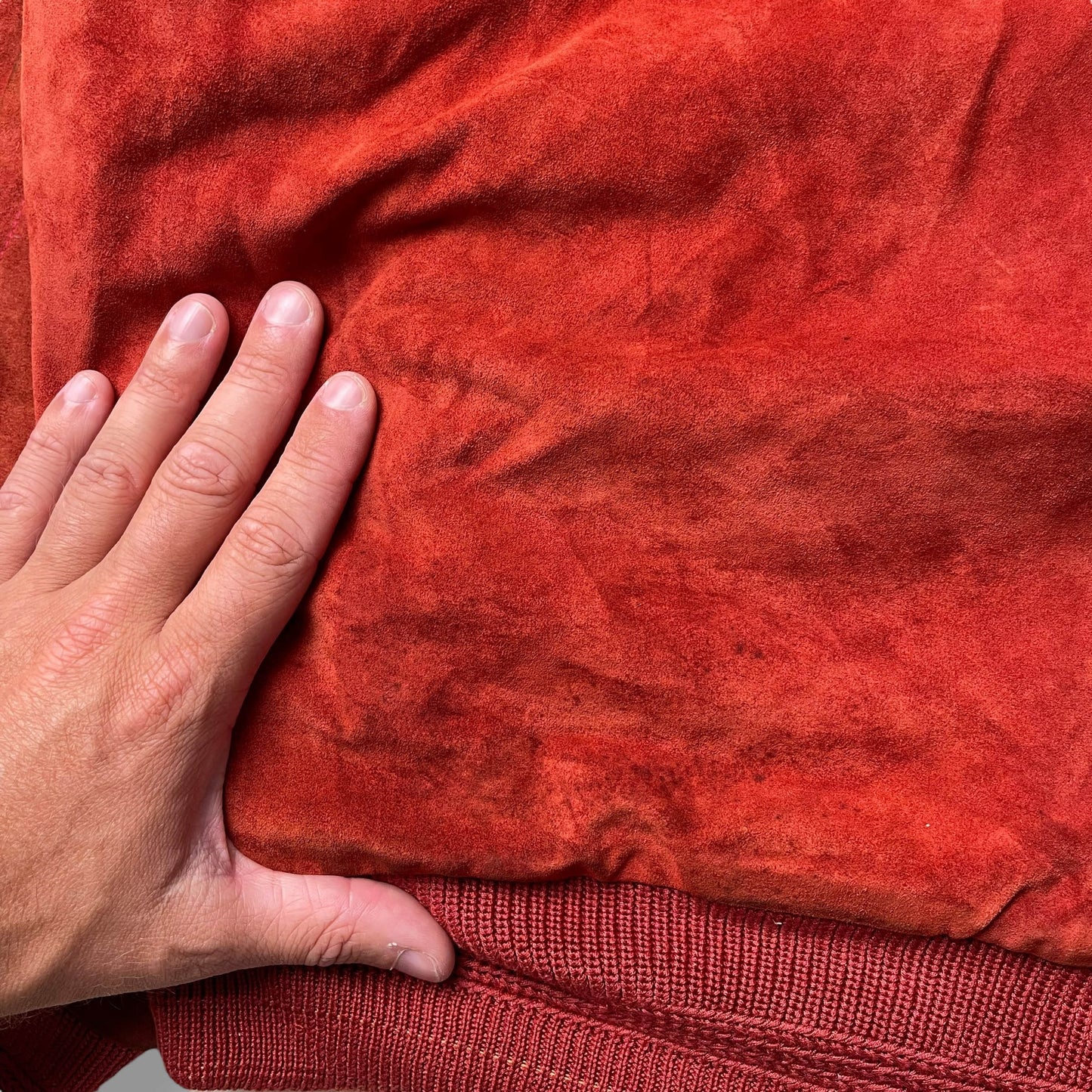 Vintage CP Company Suede Bomber Jacket (L)