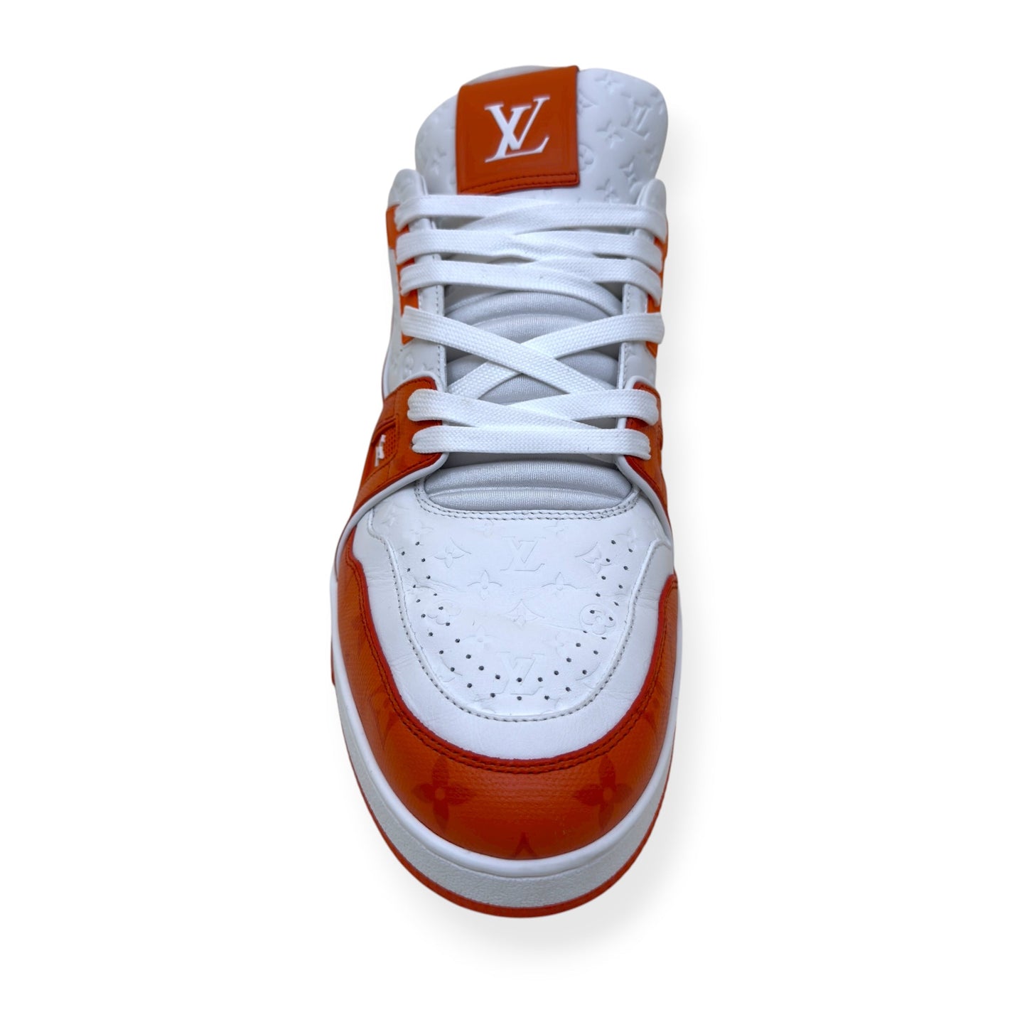 LOUIS VUITTON MONOGRAM LV TRAINER ORANGE UK11 | UK 11, Orange