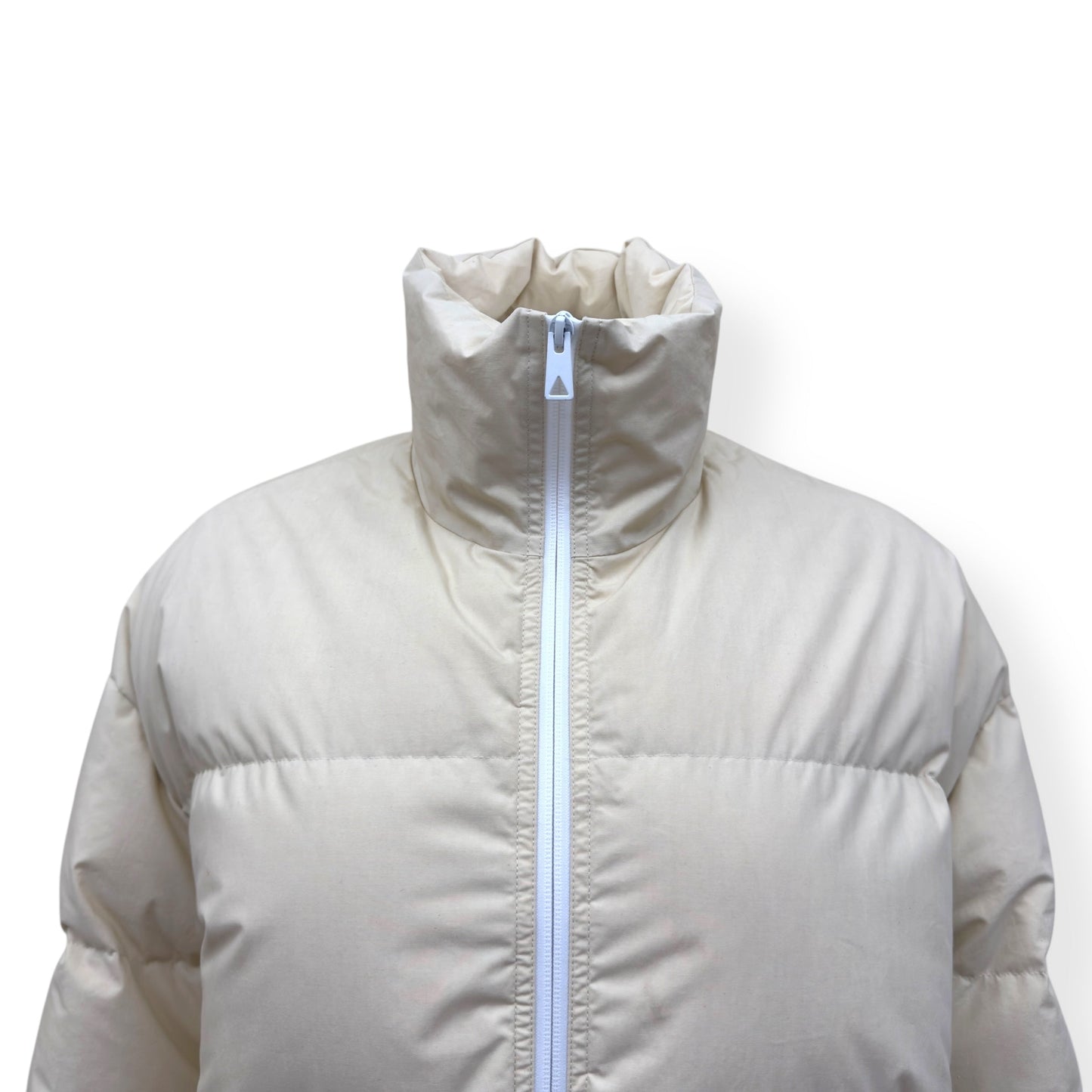BOTTEGA VENETA COTTON PUFFER JACKET ECRU XS | XS, Ecru
