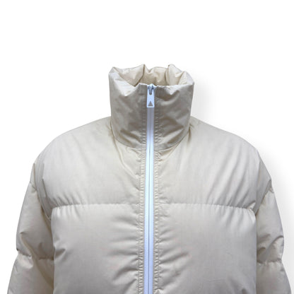 BOTTEGA VENETA COTTON PUFFER JACKET ECRU XS | XS, Ecru