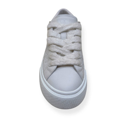 DIOR B33 OBLIQUE LEATHER SPIN SNEAKER WHITE 45 / UK11 | UK 11, White