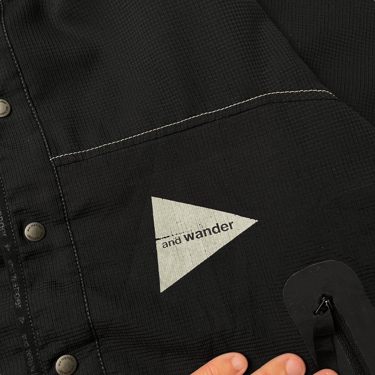 And Wander Technical Anorak Pullover (M)