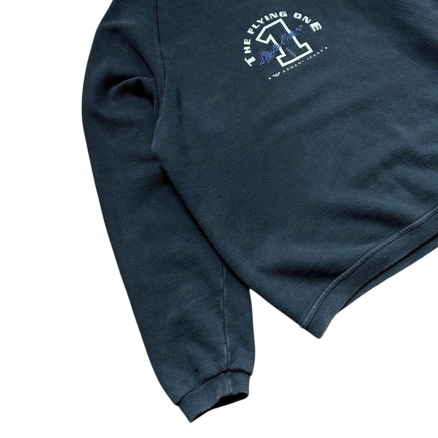 Armani Jeans Black Vintage Sweatshirt