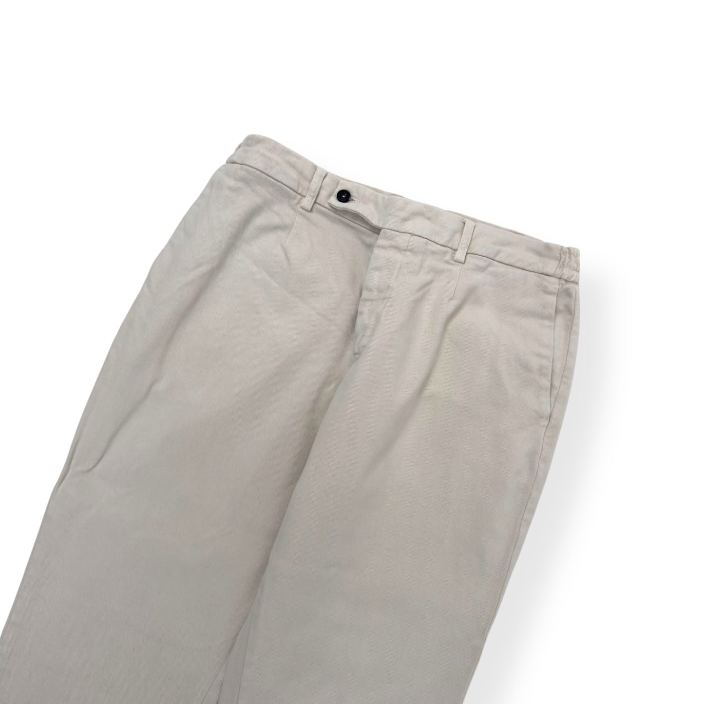 THOM SWEENEY TROUSERS CREAM 52 / L | Large, Cream