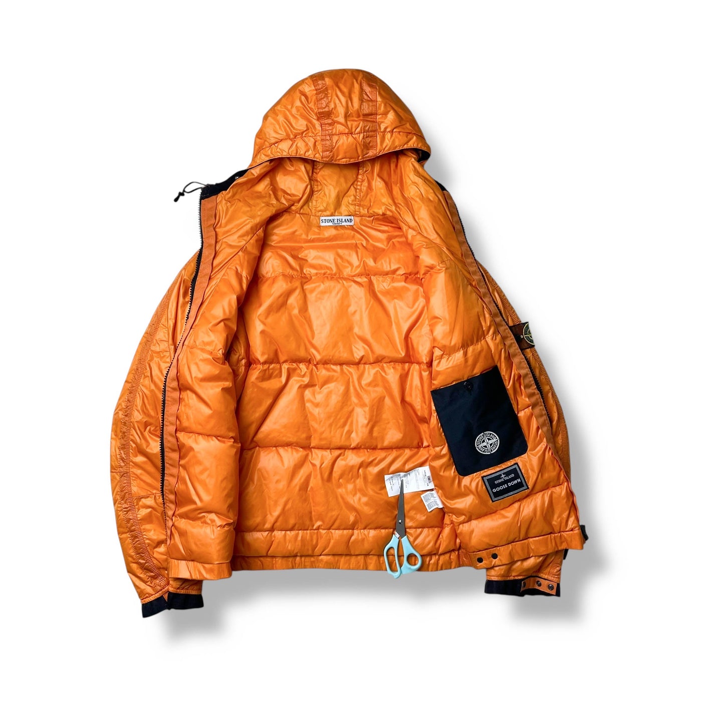 Stone Island Mesh Badge Goose Down Jacket (M)