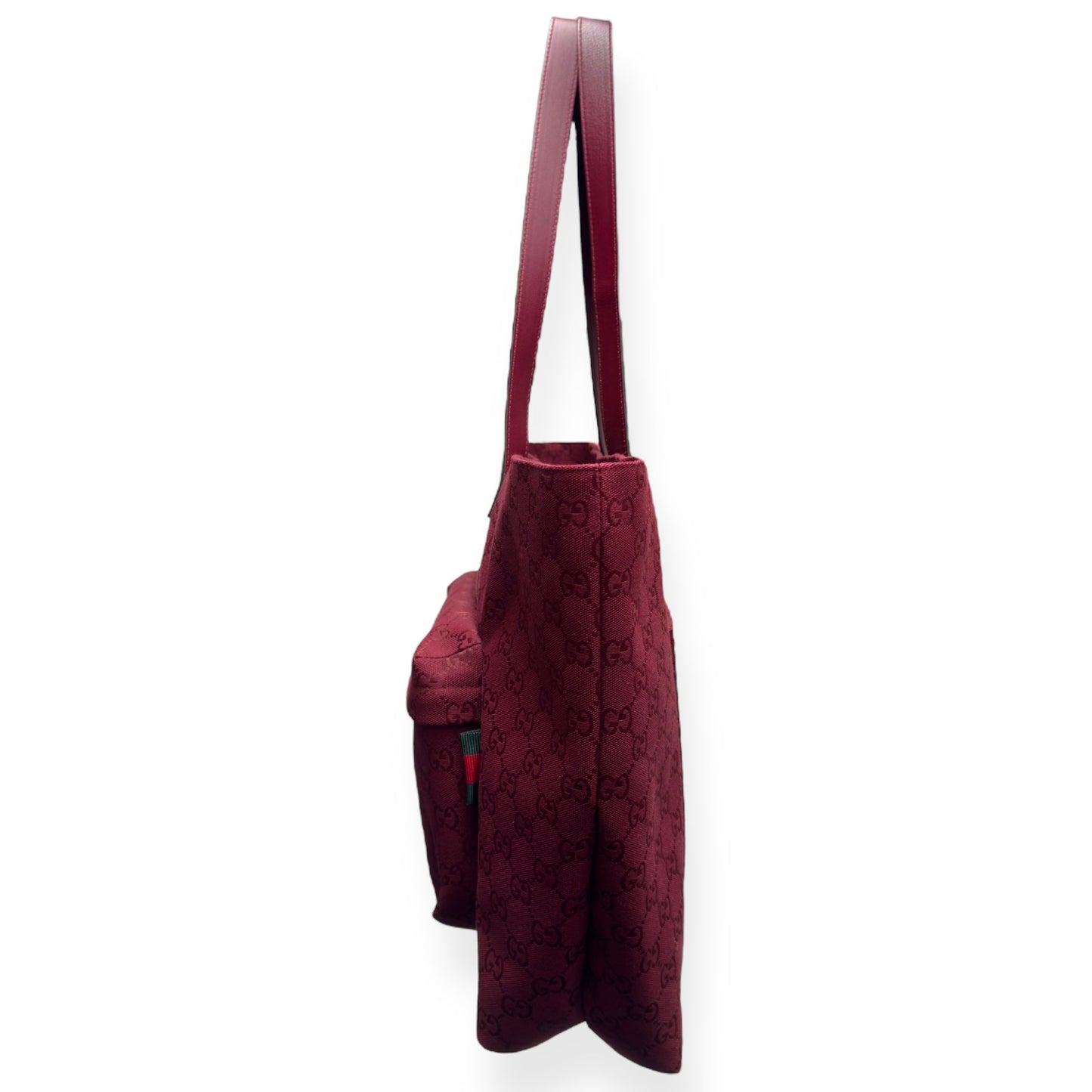 GUCCI GG TOTE BAG ANCORA RED L | O/S, Red