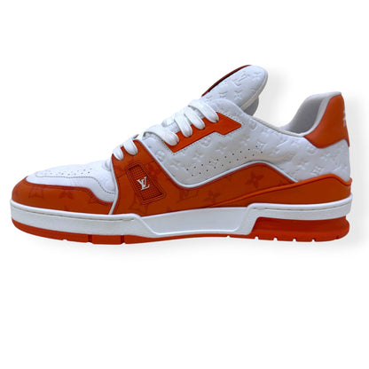 LOUIS VUITTON MONOGRAM LV TRAINER ORANGE UK11 | UK 11, Orange