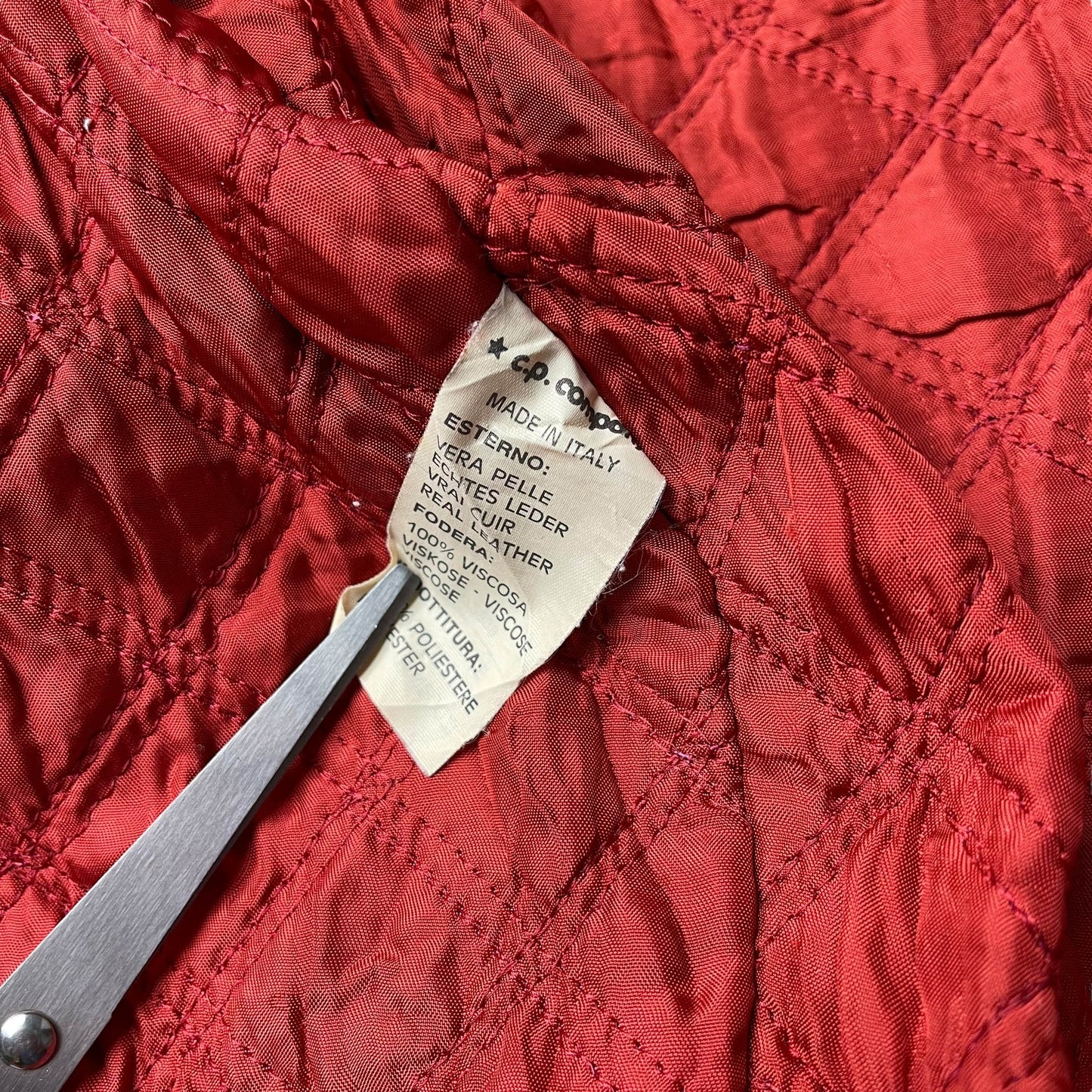 Vintage CP Company Suede Bomber Jacket (L)