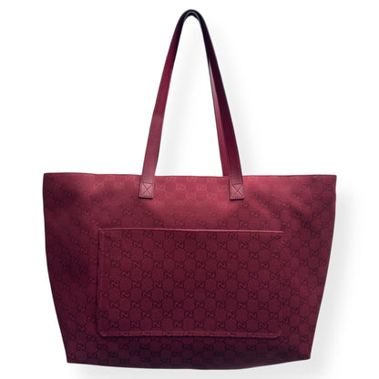 GUCCI GG TOTE BAG ANCORA RED L | O/S, Red