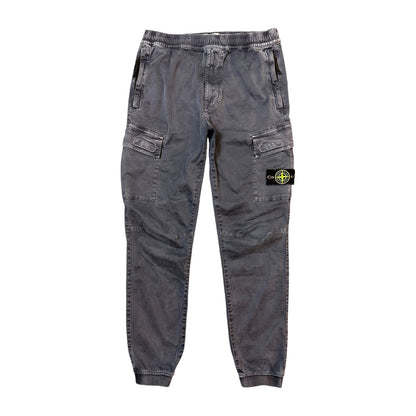Stone Island Navy Blue Cargo Trousers