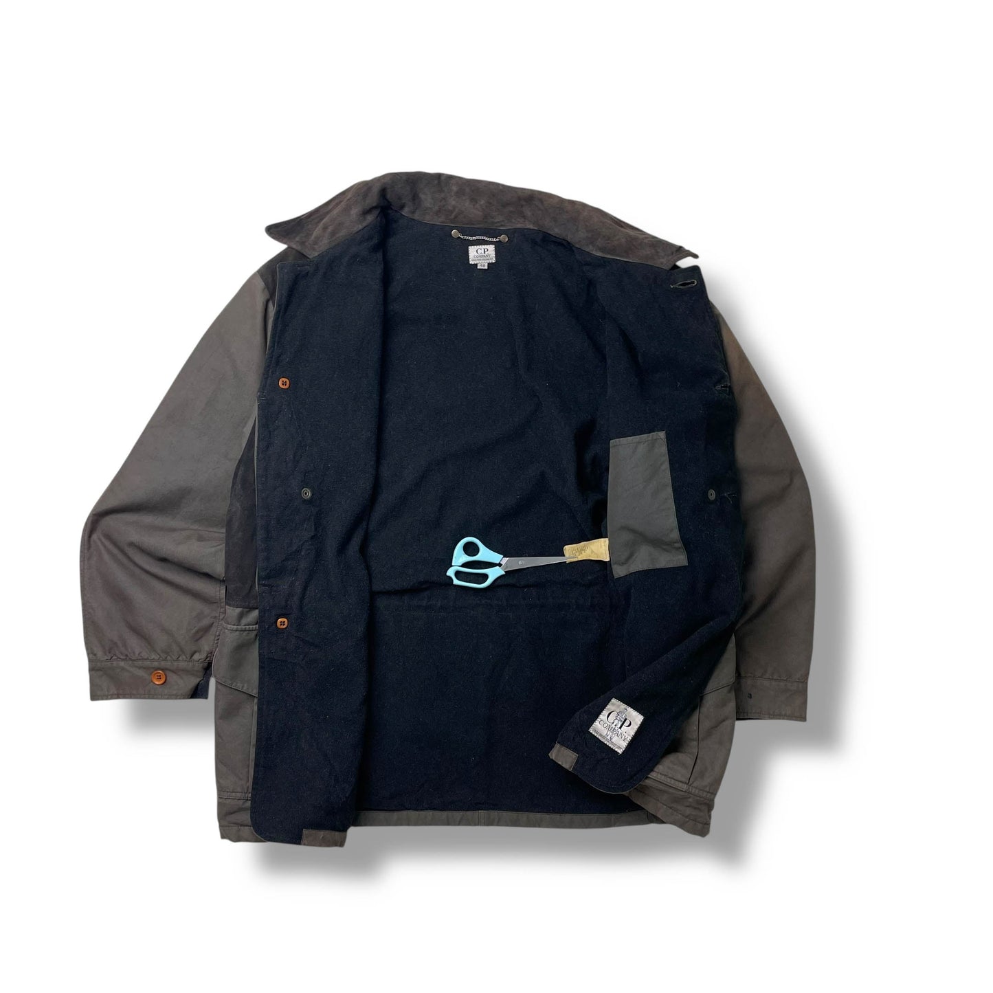 Vintage C.P. Company Suede & Cotton Hunting Jacket (M)