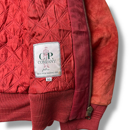 Vintage CP Company Suede Bomber Jacket (L)