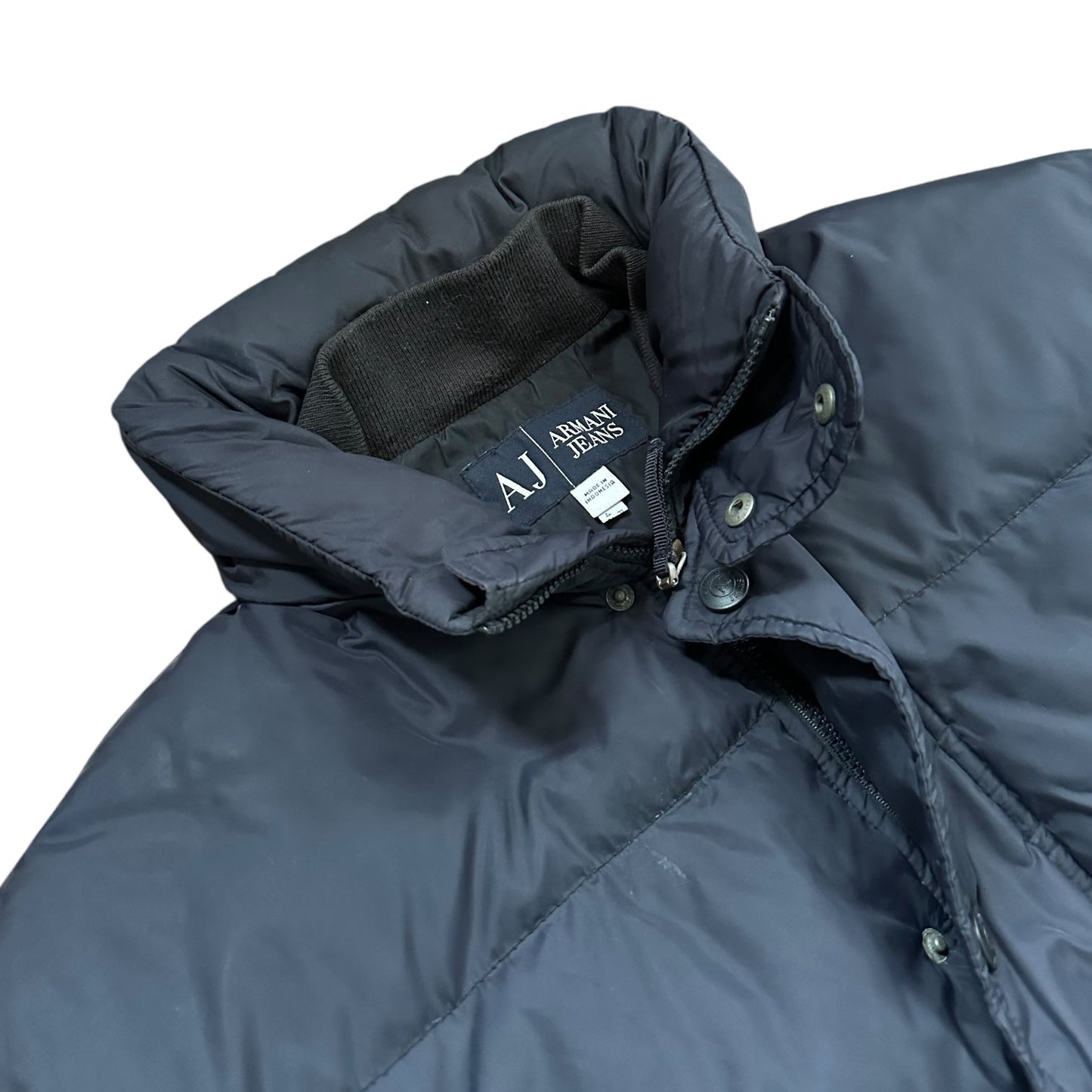 Armani Jeans Navy Down Puffer Jacket