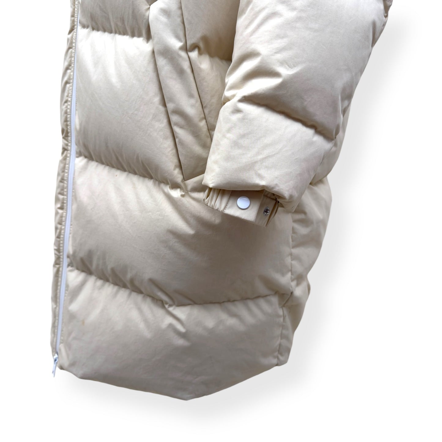 BOTTEGA VENETA COTTON PUFFER JACKET ECRU XS | XS, Ecru