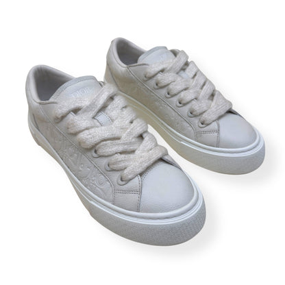 DIOR B33 OBLIQUE LEATHER SPIN SNEAKER WHITE 45 / UK11 | UK 11, White