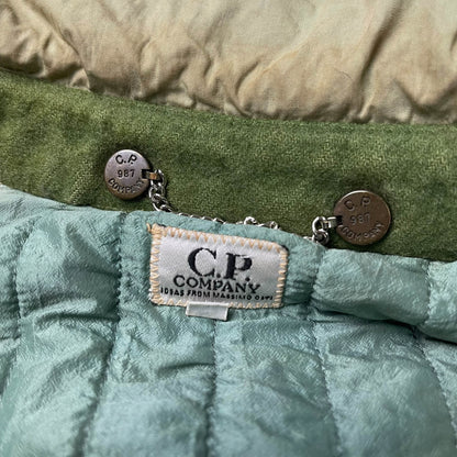 Vintage CP Company Quilted Military Trench Coat (L)