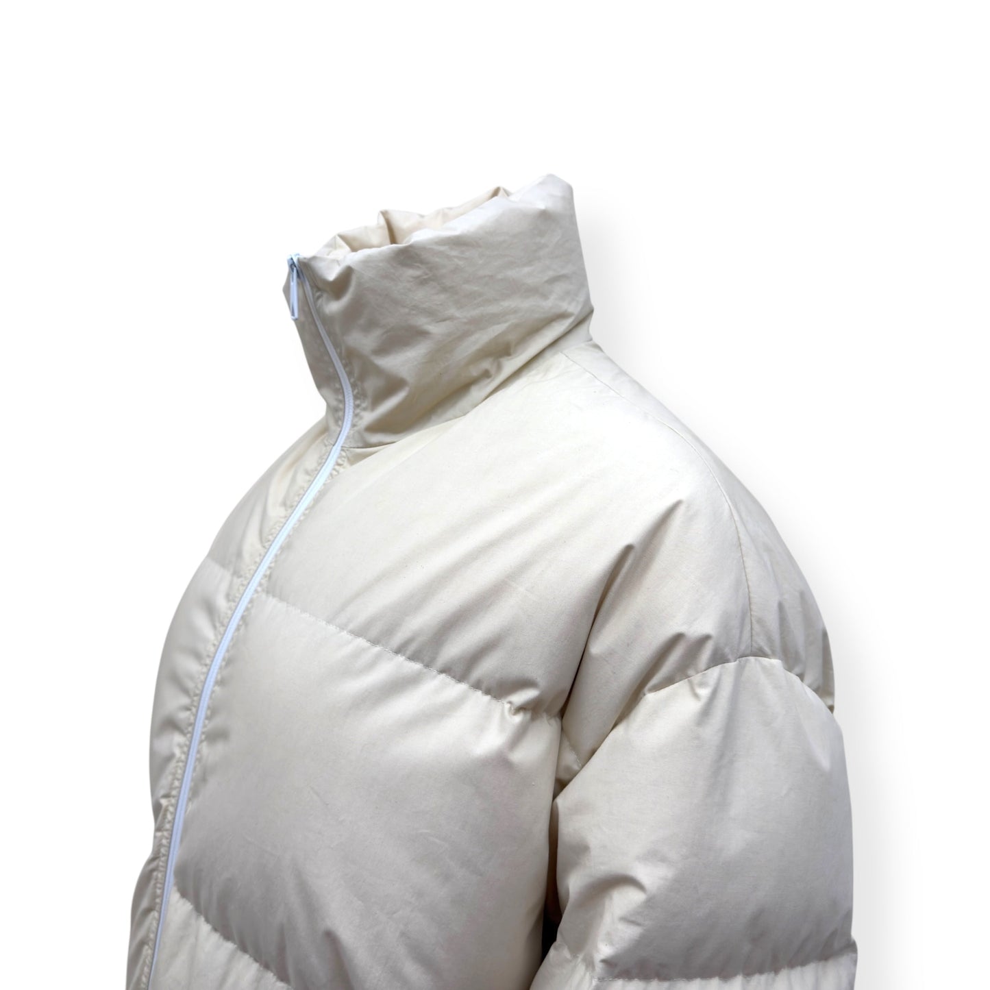 BOTTEGA VENETA COTTON PUFFER JACKET ECRU XS | XS, Ecru