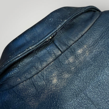 Marithé François Girbaud Late 80's Archive Leather Jacket L